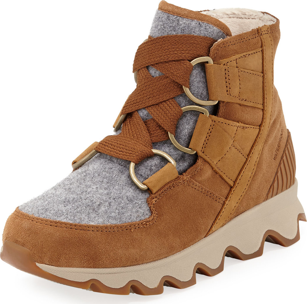 Sorel Kinetic Short Waterproof Suede/Felt Hiker Boots