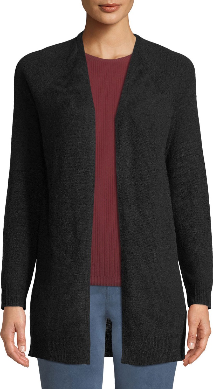 Theory Koleena Open-Front Cashmere Cardigan