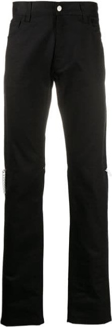Raf Simons - Rear zip detail jeans