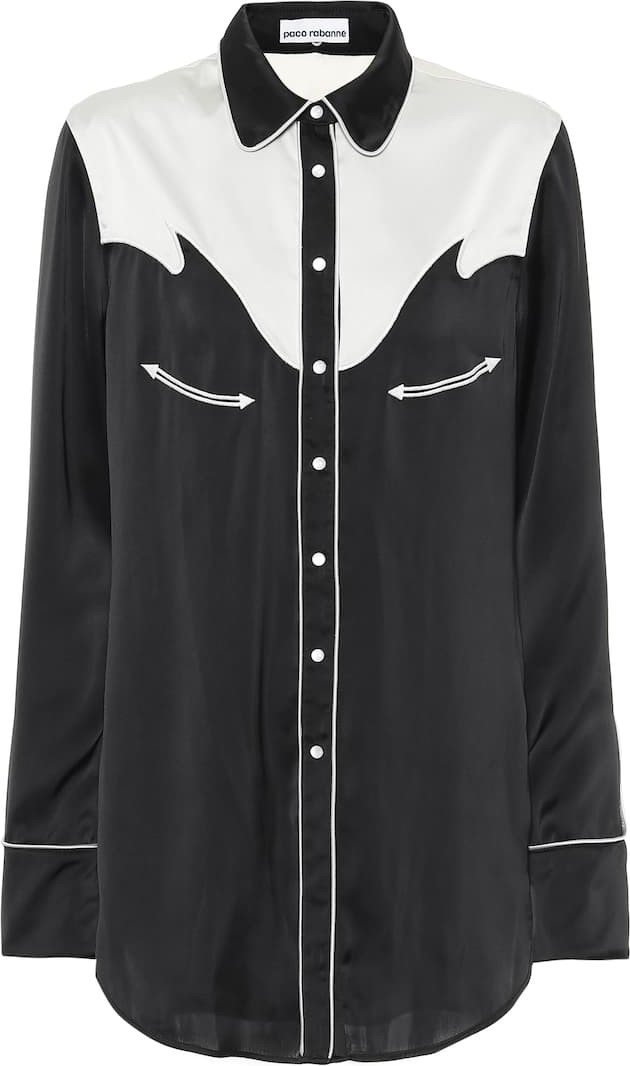 Paco Rabanne Satin shirt