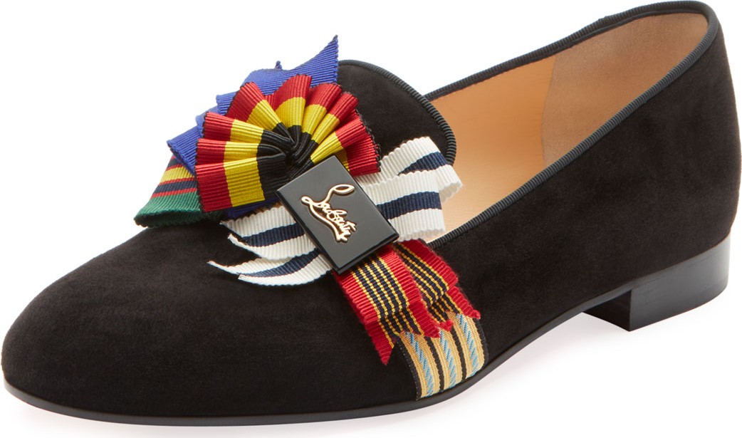 Christian Louboutin Ascot Girl Red Sole Ballet Flats