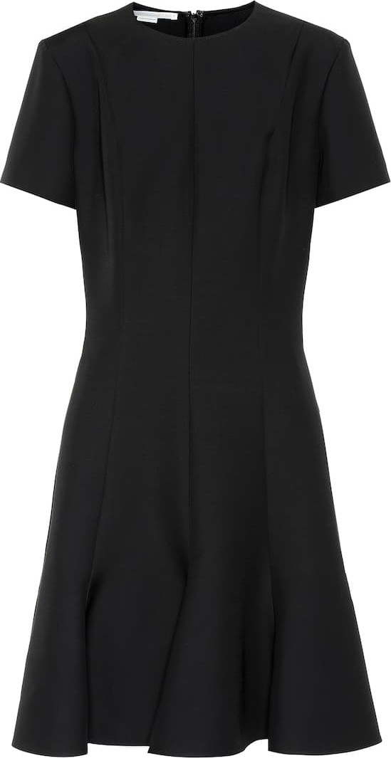 Stella McCartney Wool-blend crêpe dress