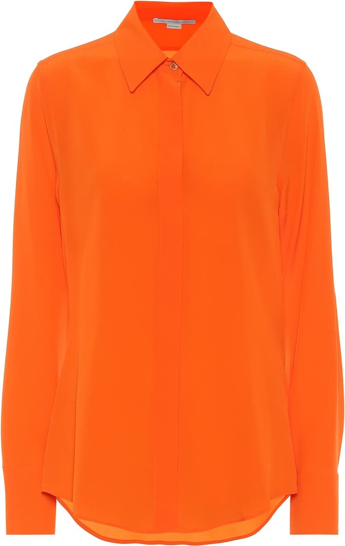 Stella McCartney Willow silk-crêpe shirt