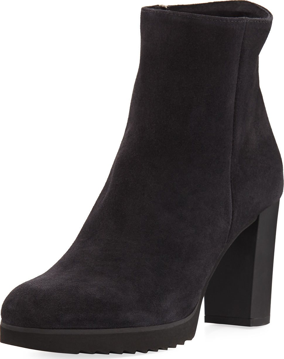 La Canadienne Myranda Suede Zip Bootie