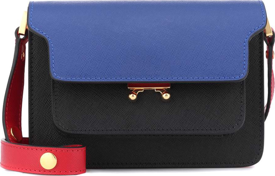 Marni Trunk leather shoulder bag