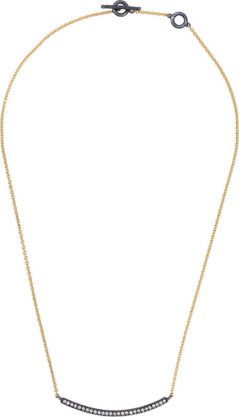 Yossi Harari 18k Diamond Lilah Smile Pendant Necklace