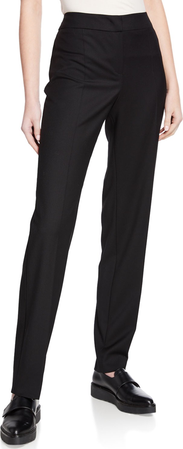 Emporio Armani Basic Stretch Wool Pants