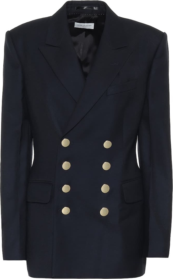 Dries Van Noten Double-breasted wool blazer