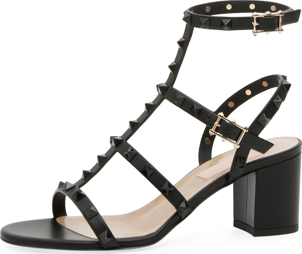 Valentino Rockstud Smooth Calf Sandal