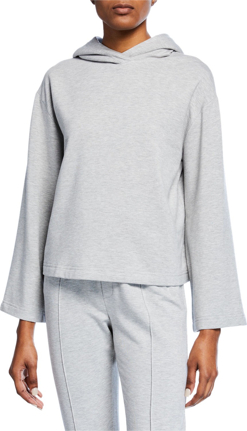 ENZA COSTA Pullover Hoodie Sweatshirt