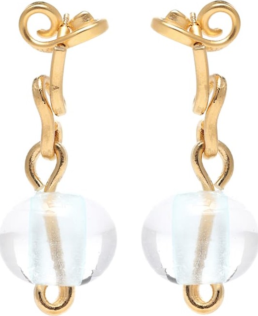 Marni Glass drop earrings