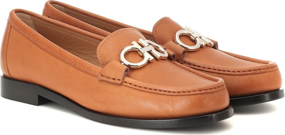 Salvatore Ferragamo Rolo leather loafers