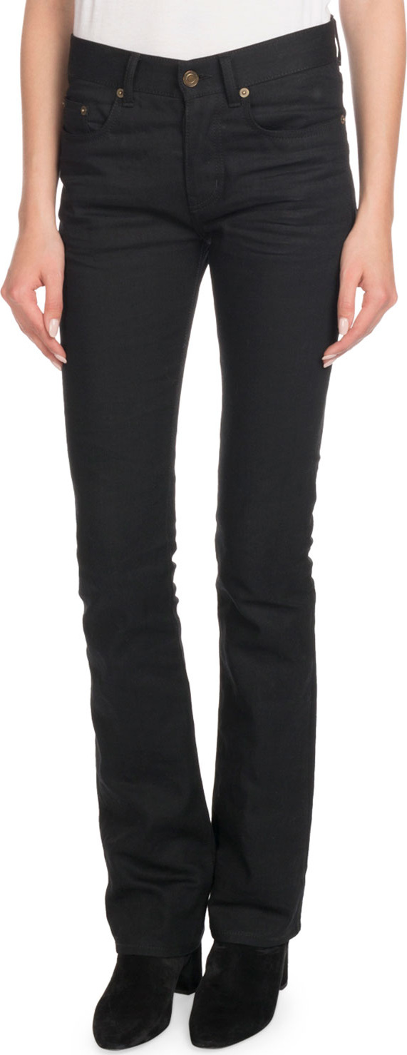 Saint Laurent Straight-Leg Boot-Cut Jeans