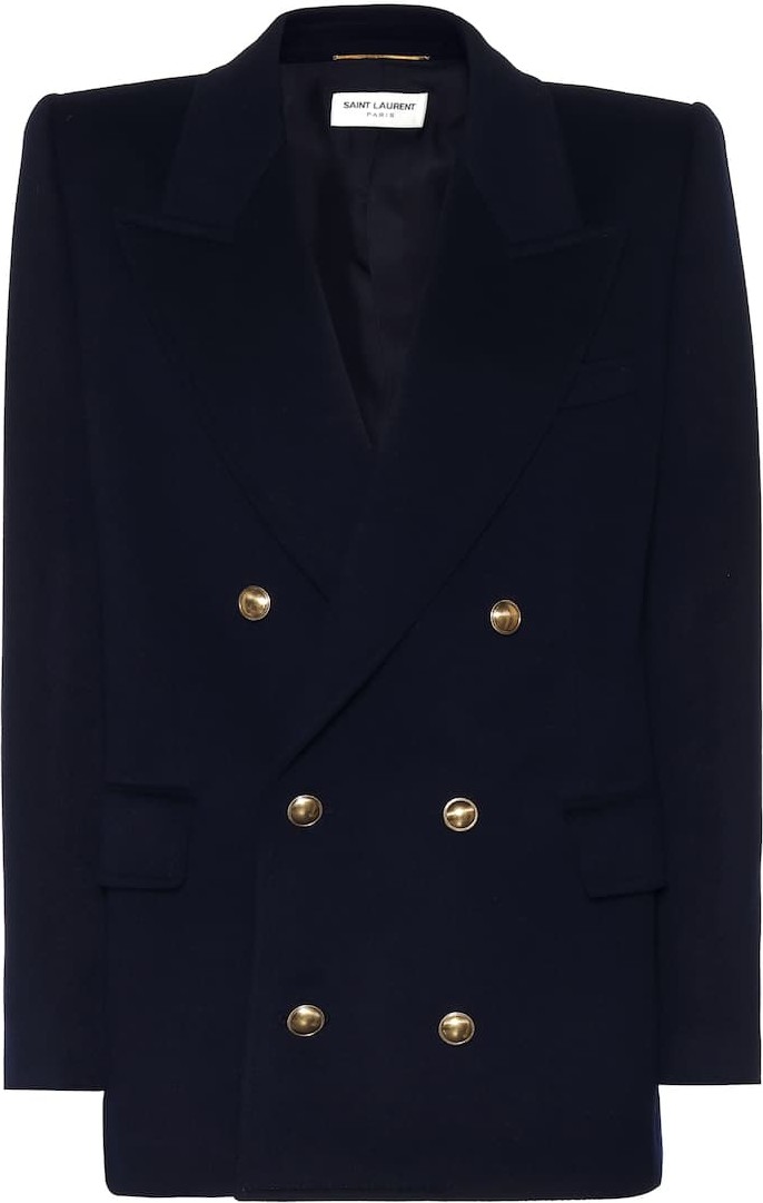 Saint Laurent Wool-blend blazer