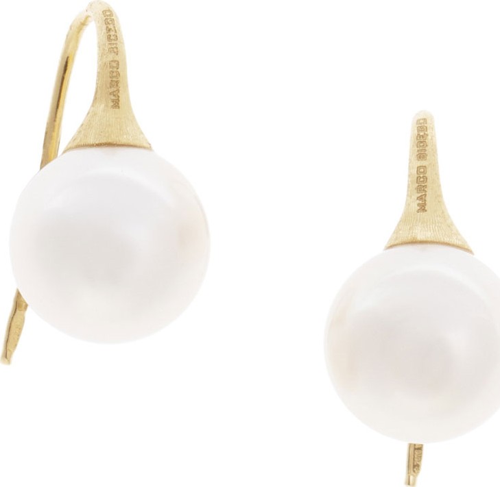 Marco Bicego Africa 18k Pearl Drop Earrings