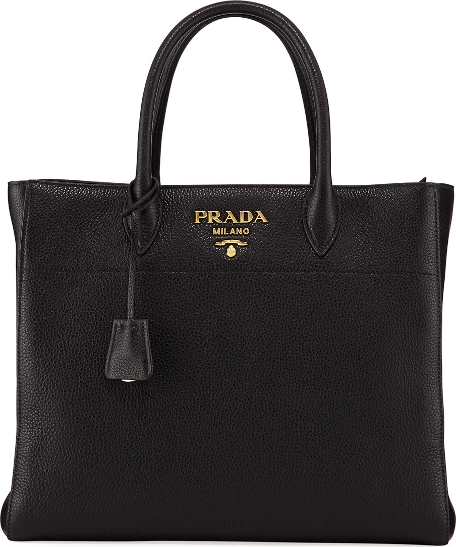 Prada Medium Daino Leather Tote Bag