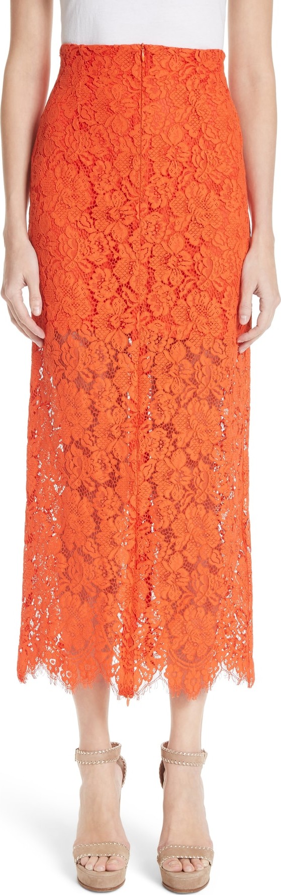 Ganni Jerome Lace Skirt