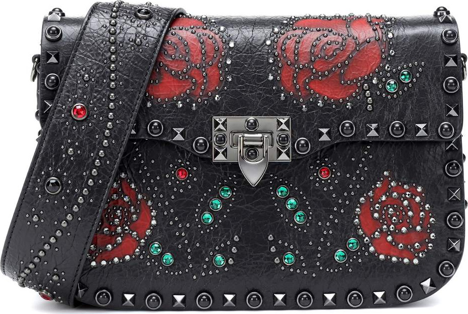 Valentino Valentino Garavani Rockstud leather shoulder bag