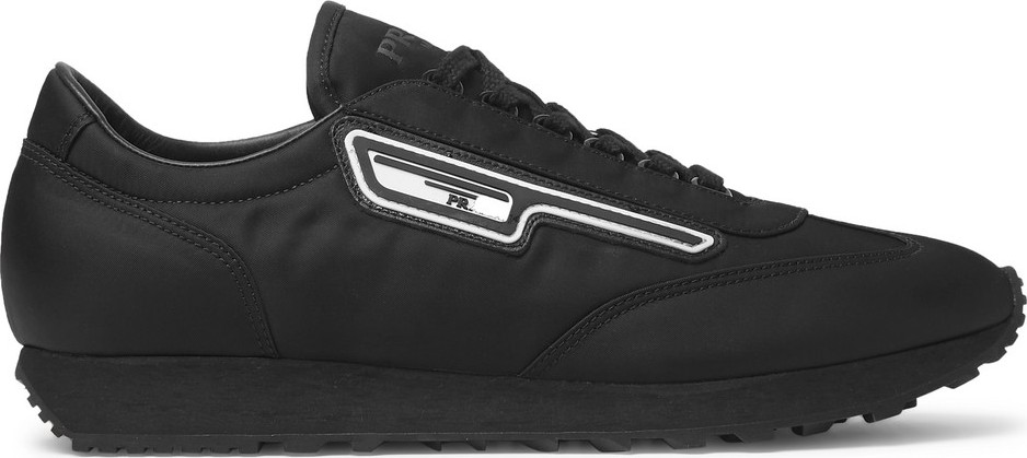 Prada Milano 70 Rubber and Leather-Trimmed Nylon Sneakers