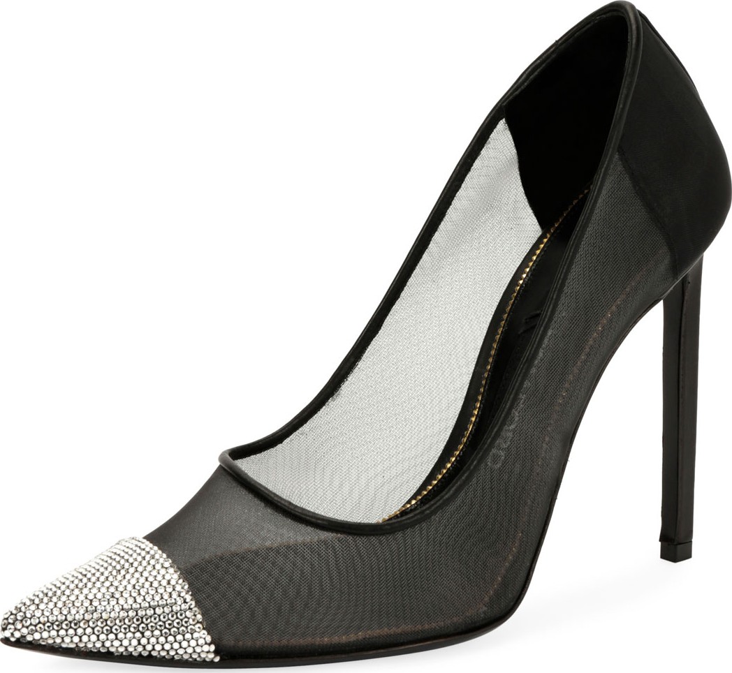 TOM FORD Strass-Cap Illusion 105mm Pumps