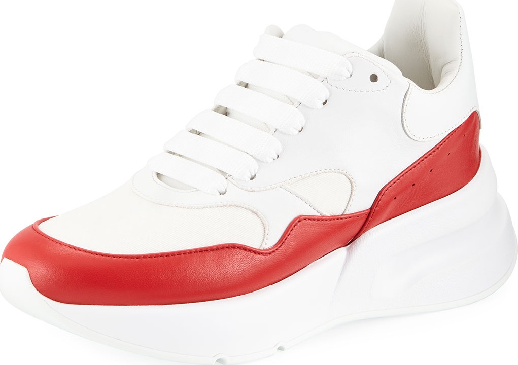 Alexander McQueen Colorblock Leather Sneakers