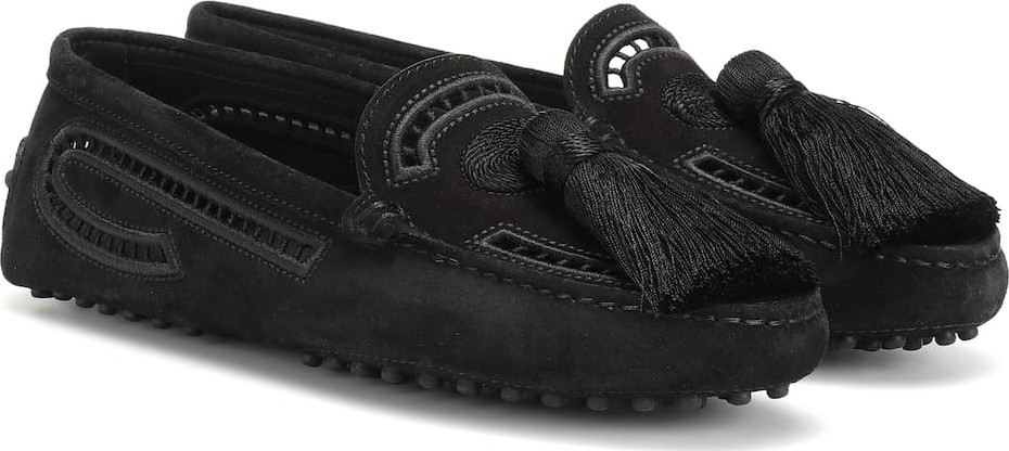 Tod's Gommino suede loafers