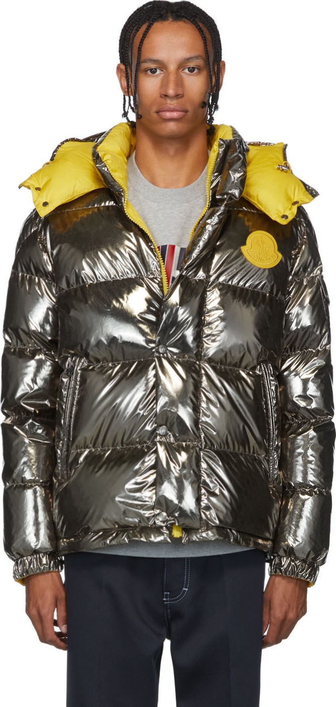 Moncler Genius 2 Moncler 1952 Silver Down Prele Puffer Jacket