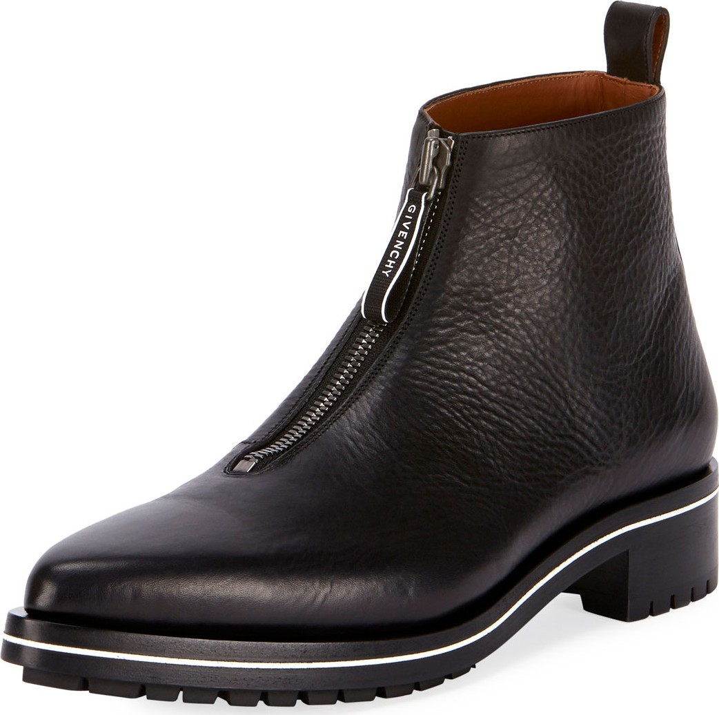 Givenchy Men's Richmond Front-Zip Boots