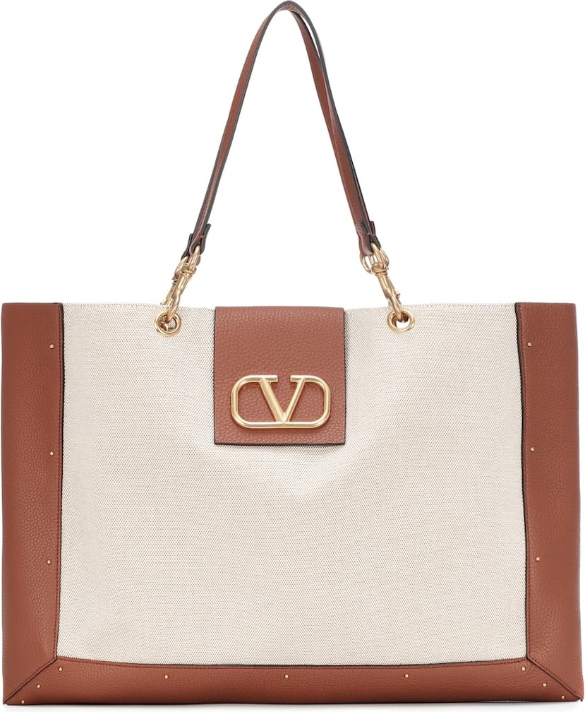 Valentino Valentino Garavani City Safari Medium canvas tote