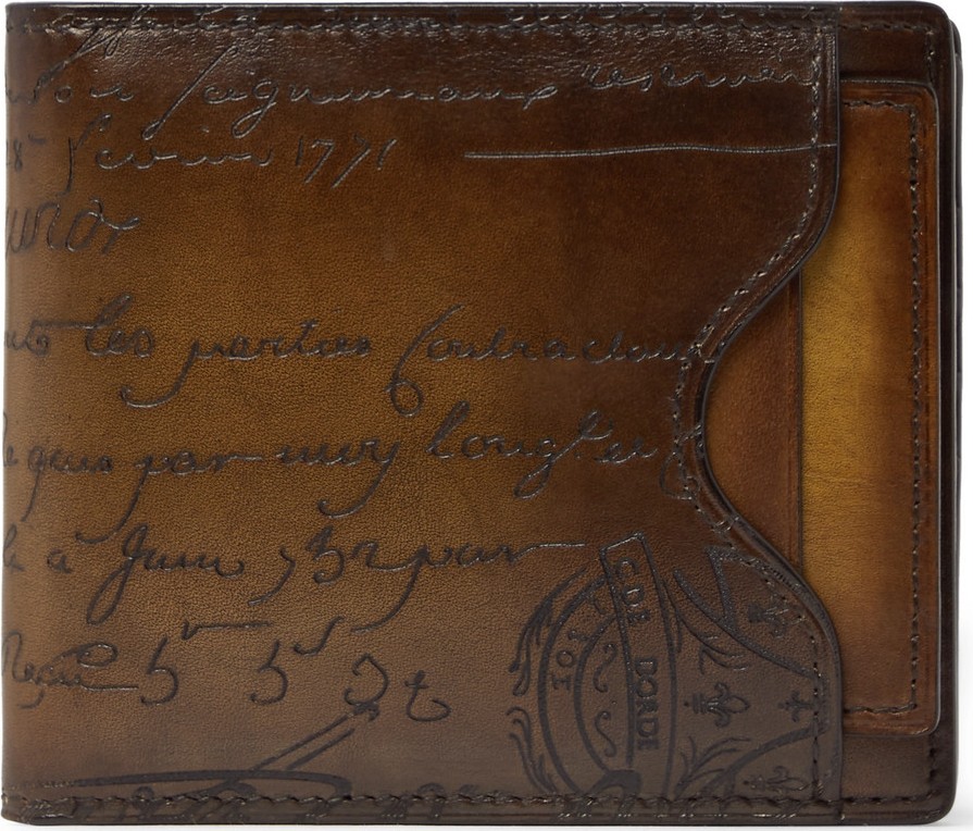 Berluti Makore Leather Billfold Wallet