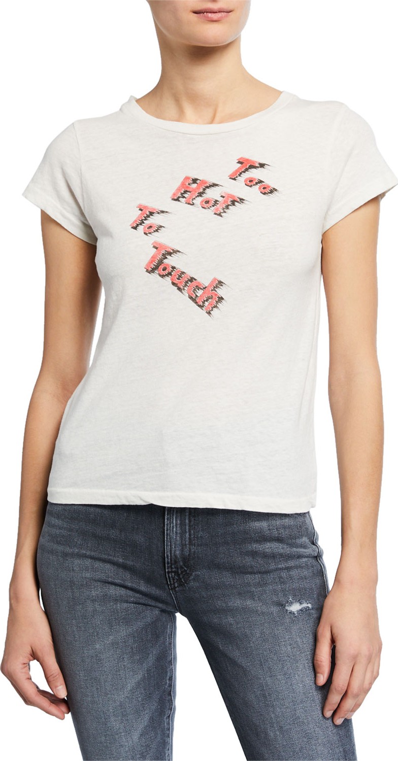 RE/DONE Too Hot To Touch Slim Graphic Tee
