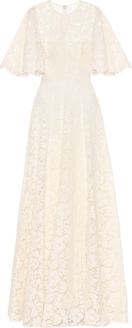 Valentino Floral lace gown