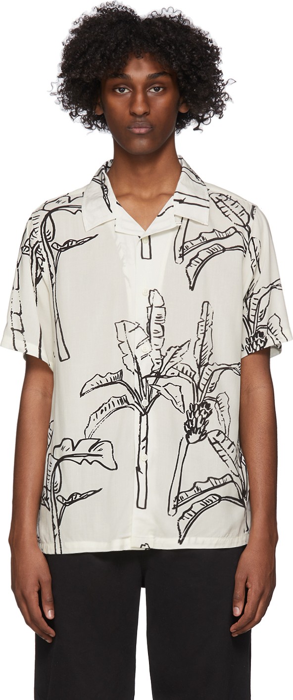 Stussy Off-White Banana Tree Shirt