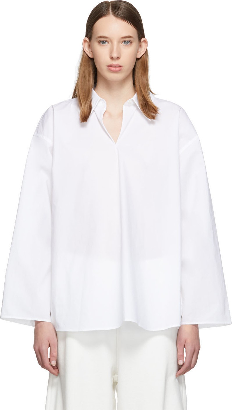 MM6 Maison Margiela White Keyhole Shirt