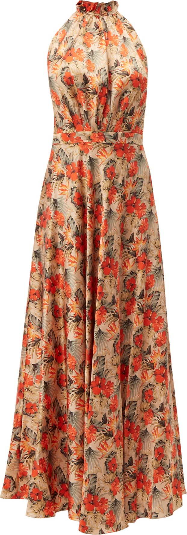 Raquel Diniz Giovanna floral-print silk dress