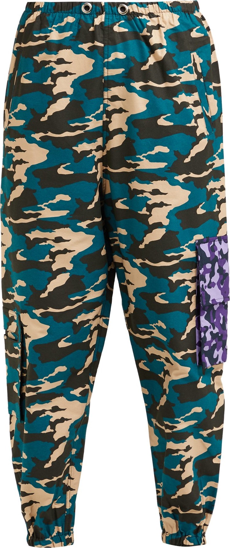 Natasha Zinko Camouflage-print cargo trousers