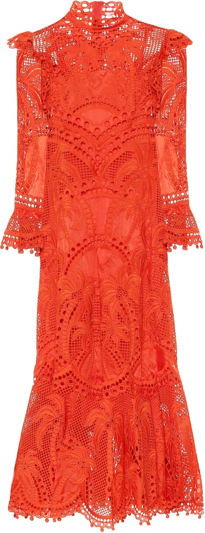 Zimmermann Brightside Palm silk-organza gown