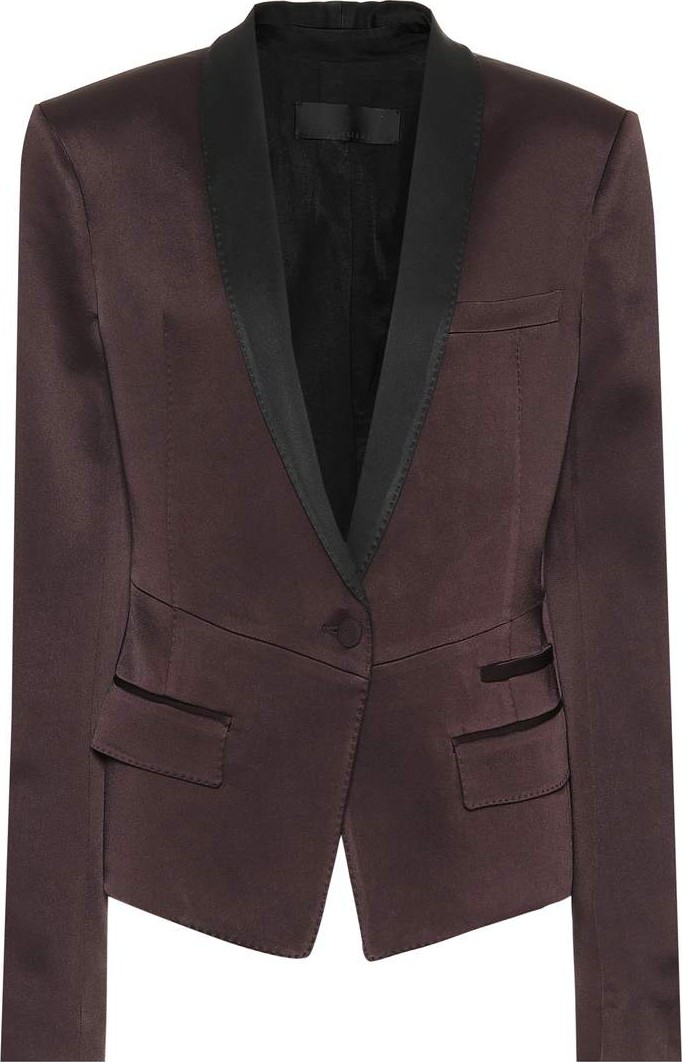 Haider Ackermann Satin tuxedo blazer