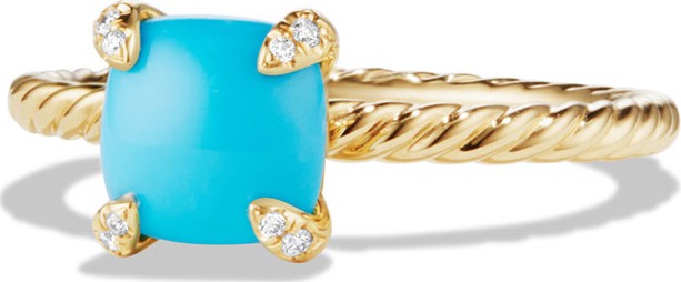 David Yurman 7mm Châtelaine Ring with Diamonds