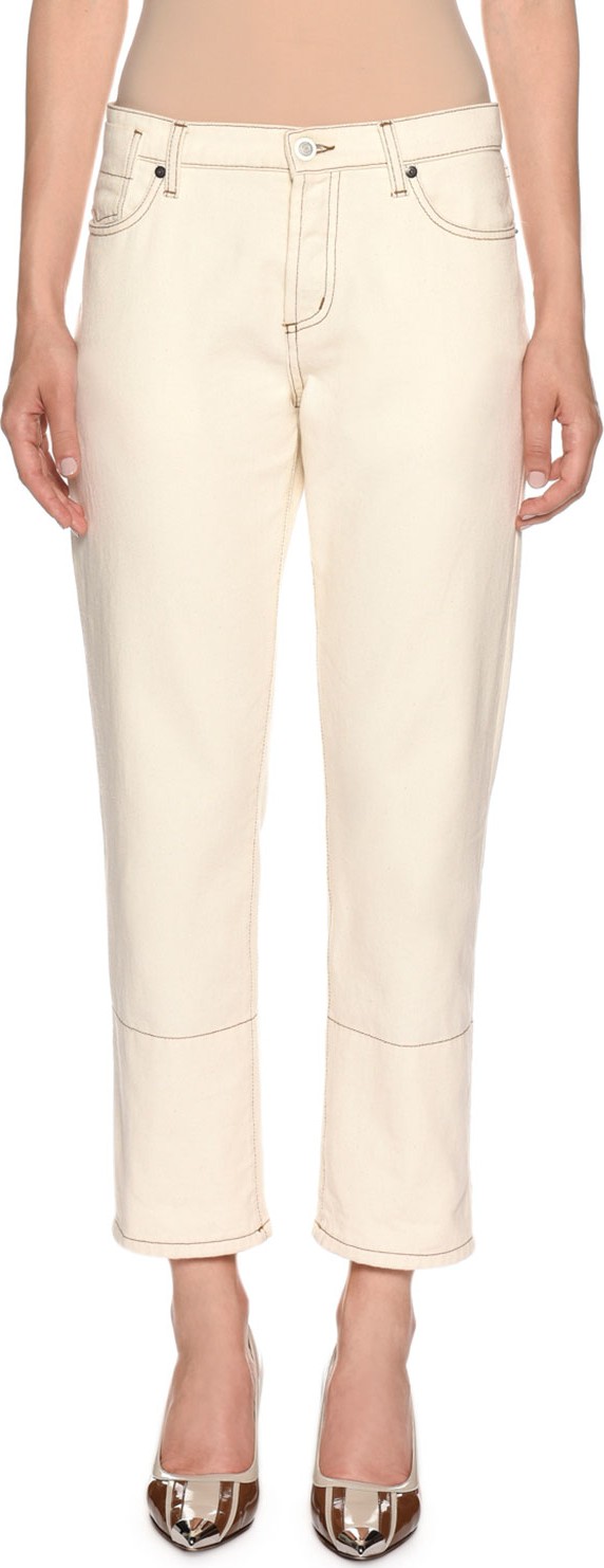 Marni Straight-Leg Cropped Jeans