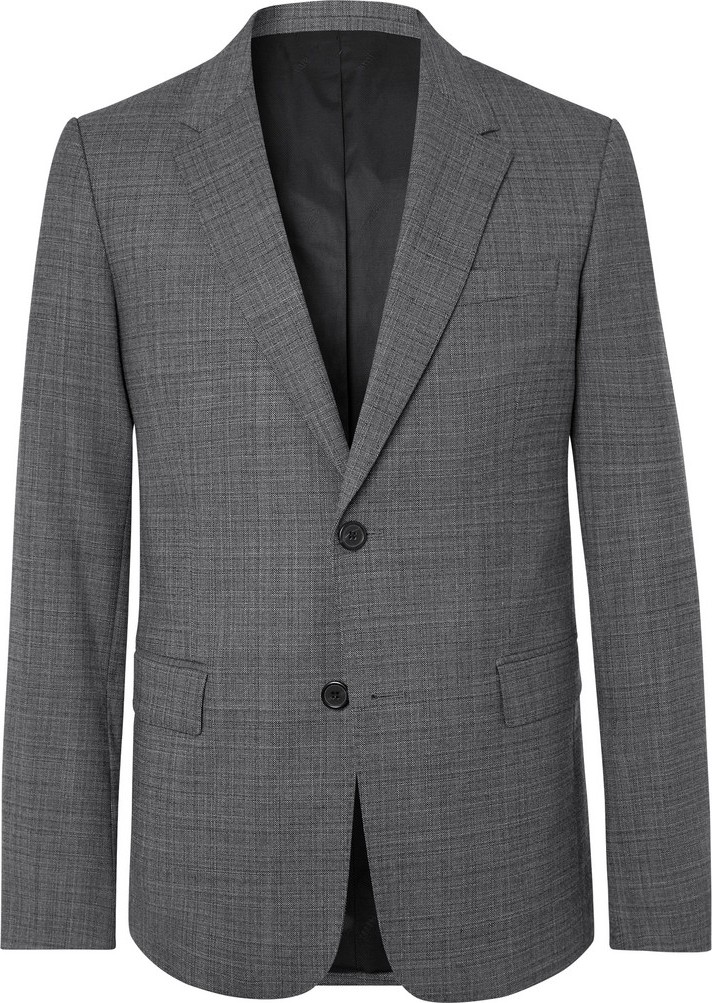 AMI Grey Tweed Suit Jacket