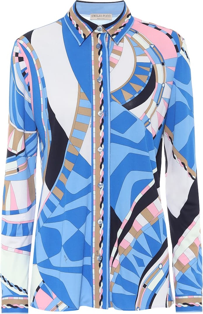 Emilio Pucci Printed jersey shirt