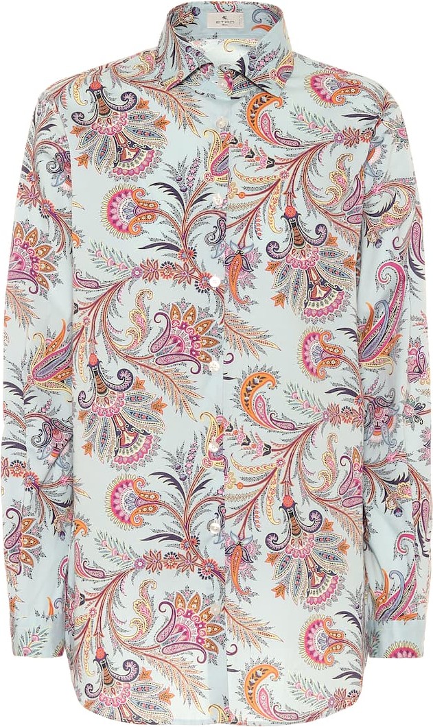 Etro Paisley cotton-twill shirt