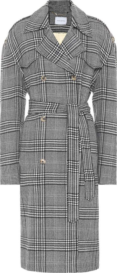 Magda Butrym Checked wool coat