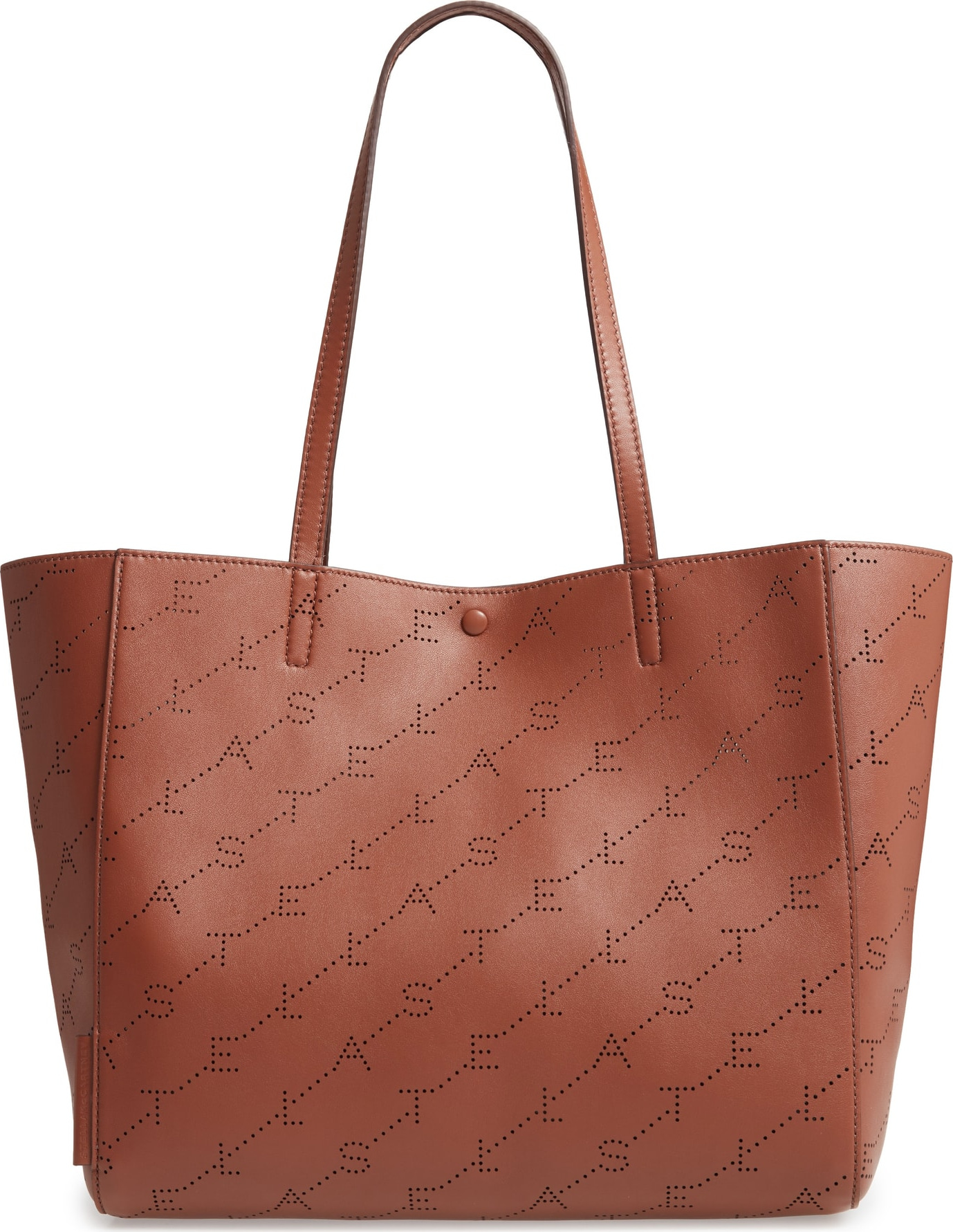 Stella McCartney Small Logo Faux Leather Tote