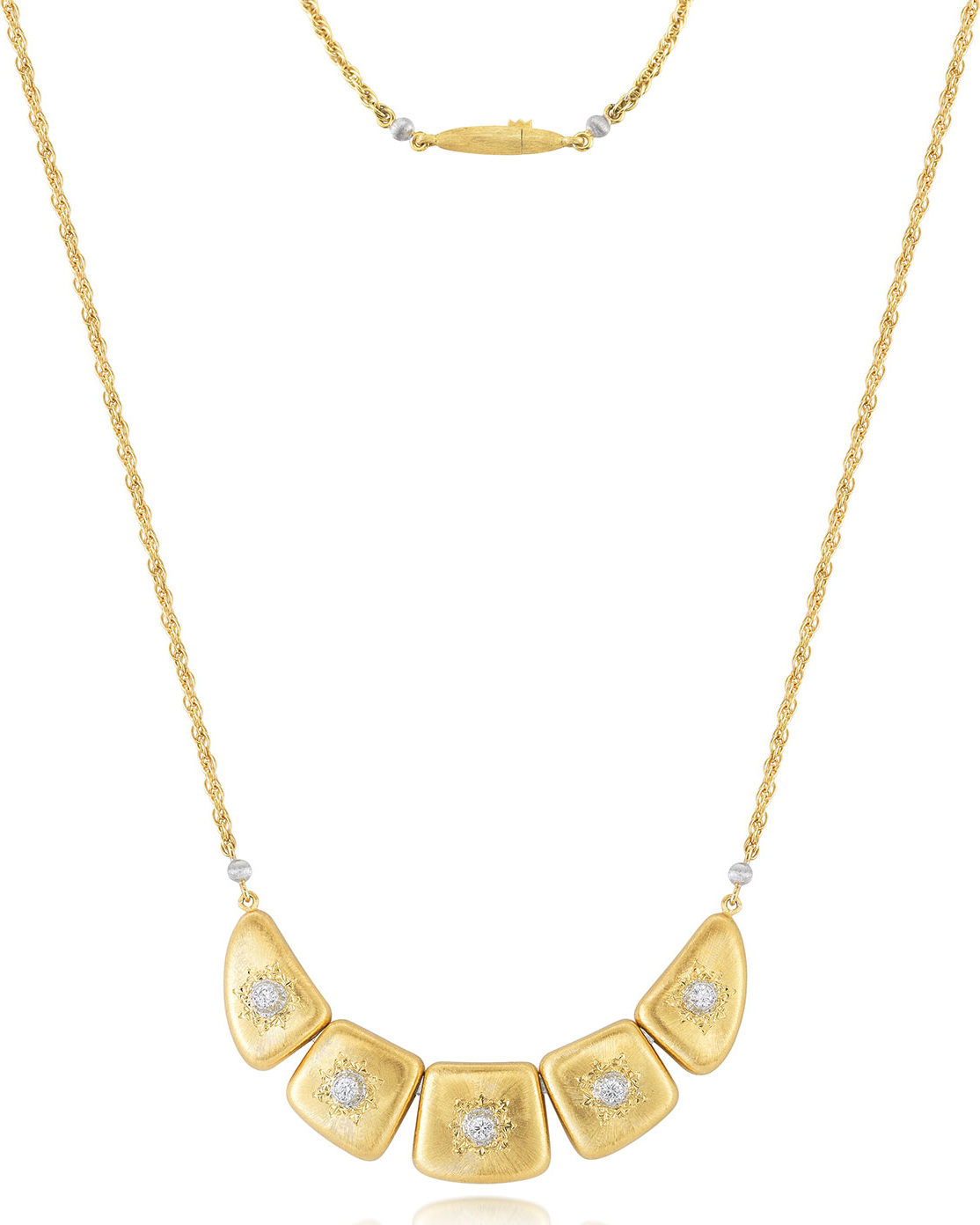 Buccellati Classica 18K Necklace with Diamonds