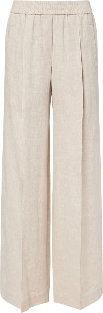 Brunello Cucinelli - Linen wide-leg pants