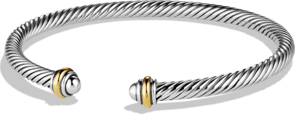David Yurman Cable Classics Bracelet with Gold