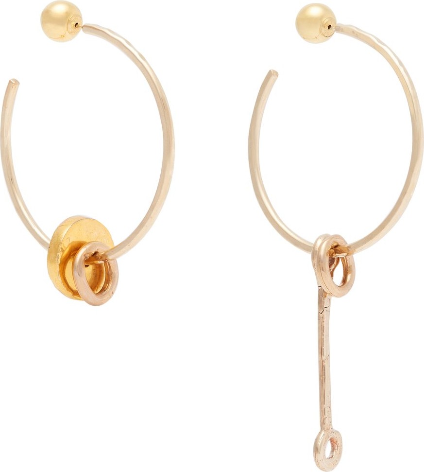 Sonia Boyajian Alice bronze hoop earrings