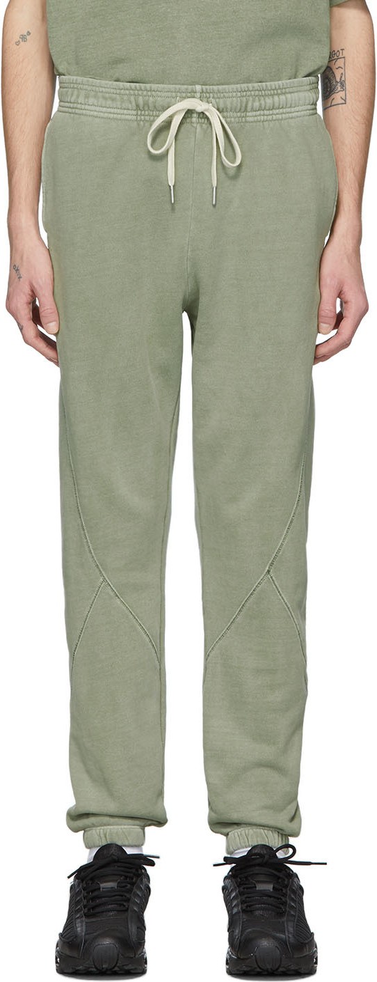 John Elliott Green Loose Stitch Lounge Pants
